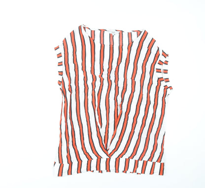Next Women’s Multicoloured Striped Sleeveless Blouse Size 16