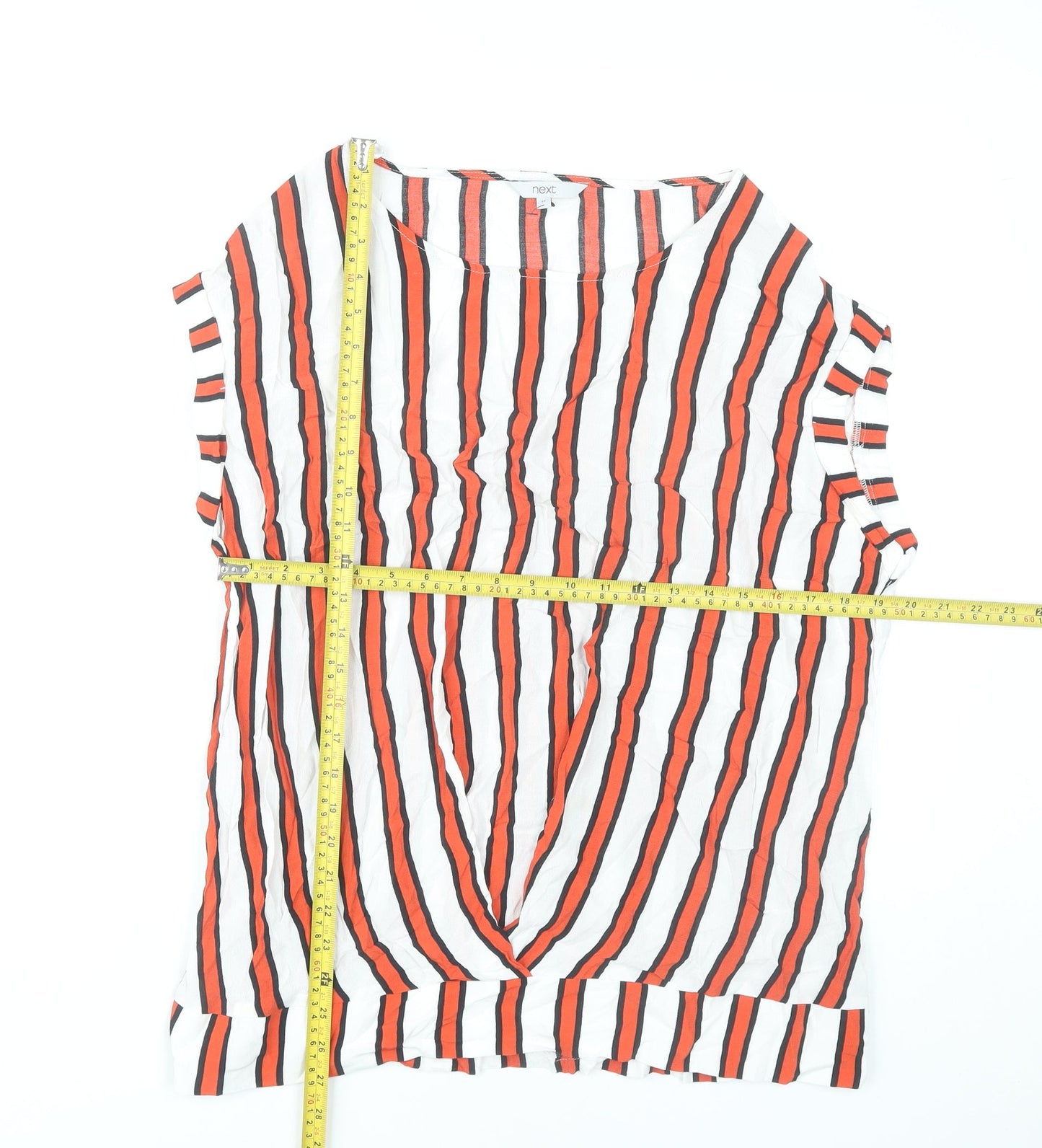 Next Women’s Multicoloured Striped Sleeveless Blouse Size 16