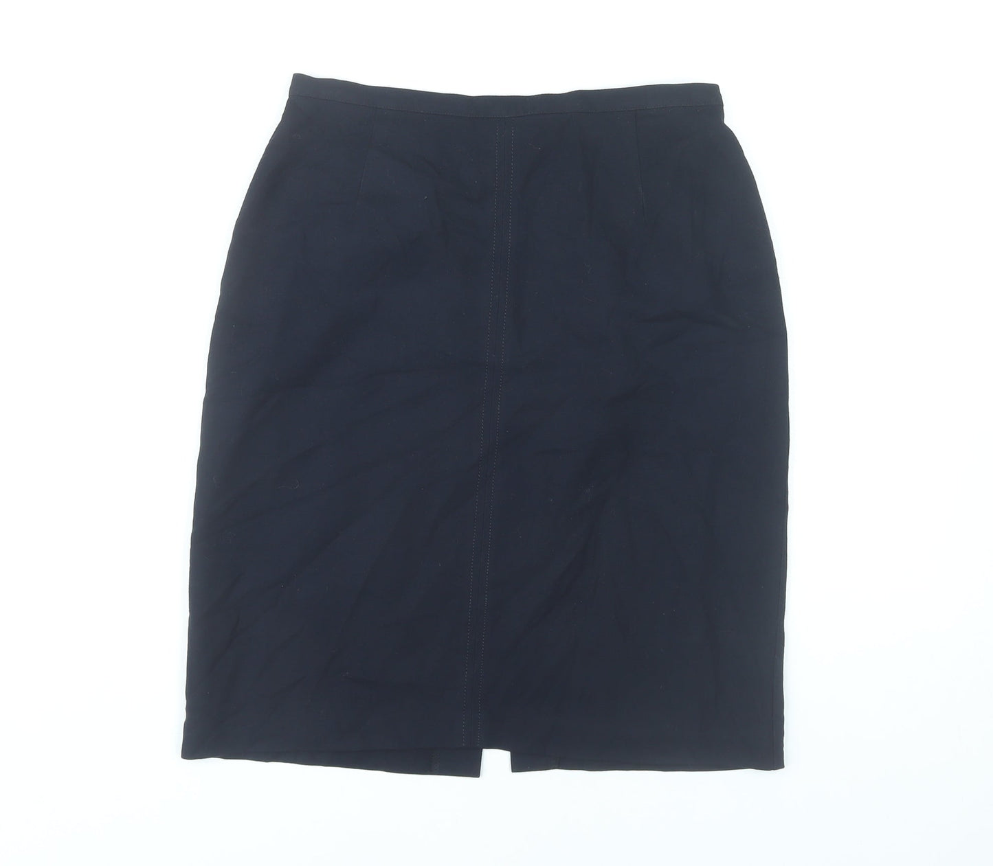 Next Womens Black Size 12 Knee Length Pencil Skirt Workwear