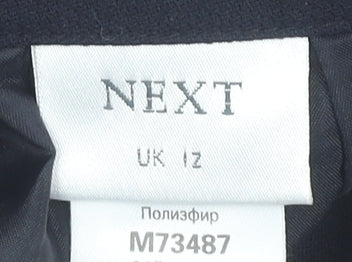 Next Womens Black Size 12 Knee Length Pencil Skirt Workwear