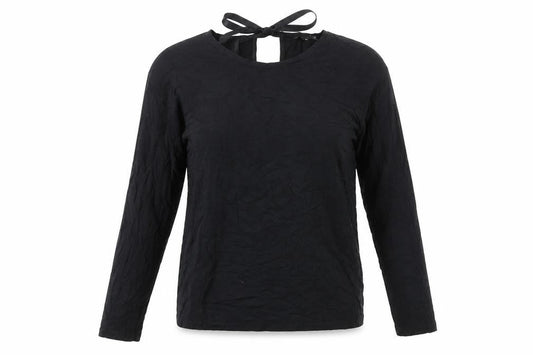 Warehouse Women’s Black Blouse UK 10 Long Sleeve Viscose Blend