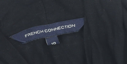 French Connection Women’s Black Size 10 Sleeveless Shift Dress