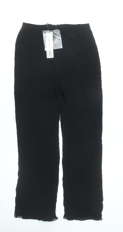 Linea Raffaelli Women’s Black Viscose Dress Pants Size 12 Formal