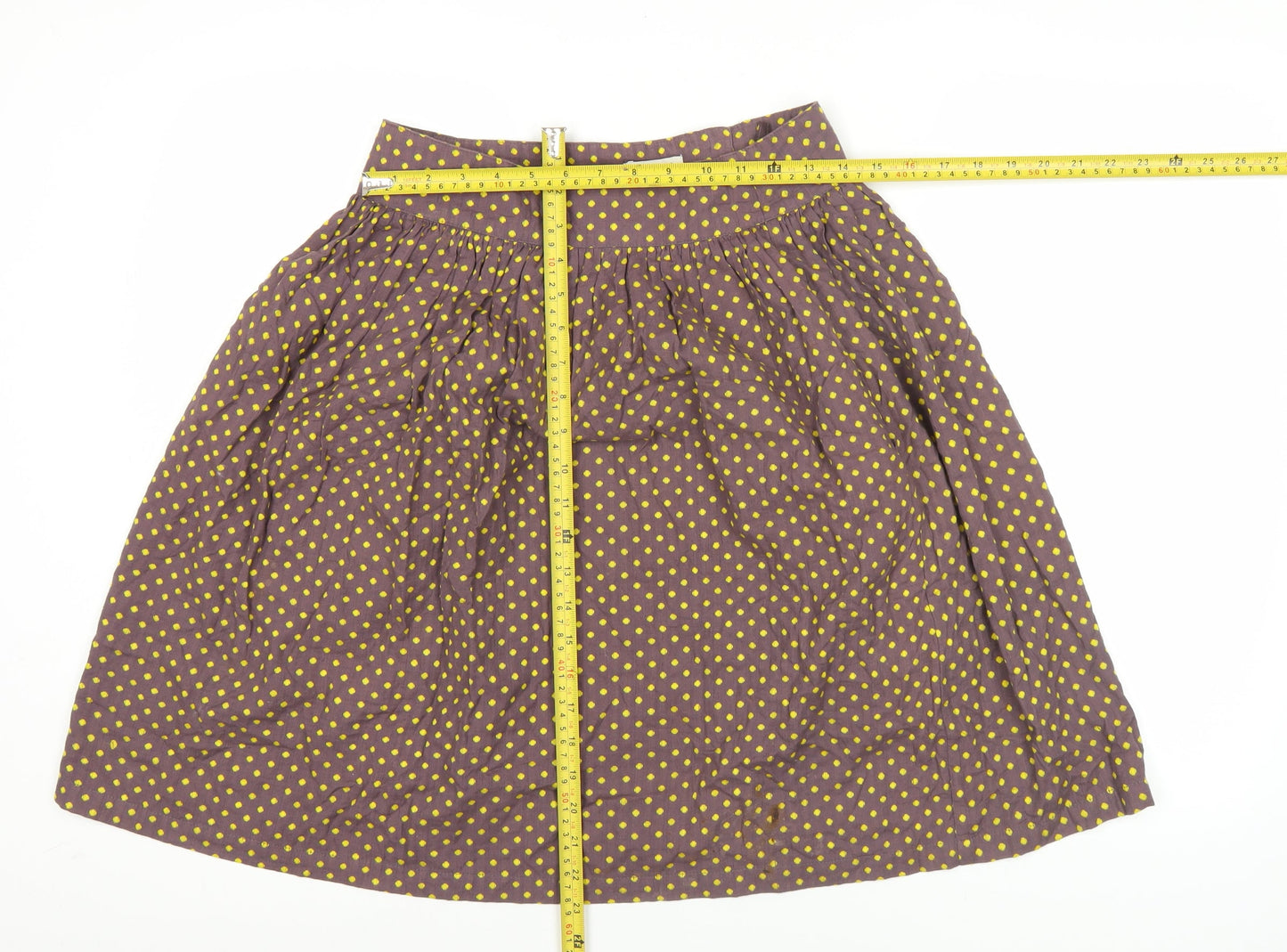 Womens UK Size 10 People Tree A-Line Woven Skirt