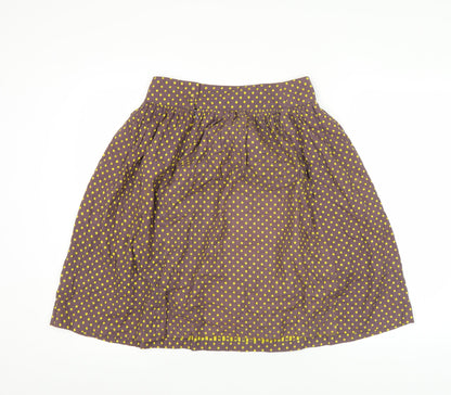 Womens UK Size 10 People Tree A-Line Woven Skirt