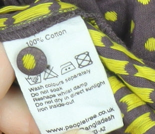 Womens UK Size 10 People Tree A-Line Woven Skirt