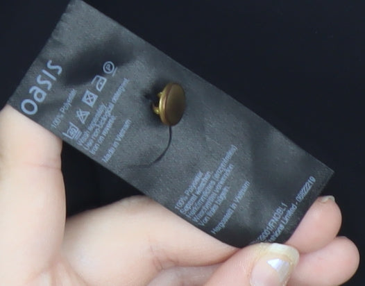 Oasis Women’s Black Size 8 Sheath Knee Length Dress