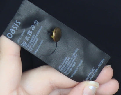 Oasis Women’s Black Size 8 Sheath Knee Length Dress