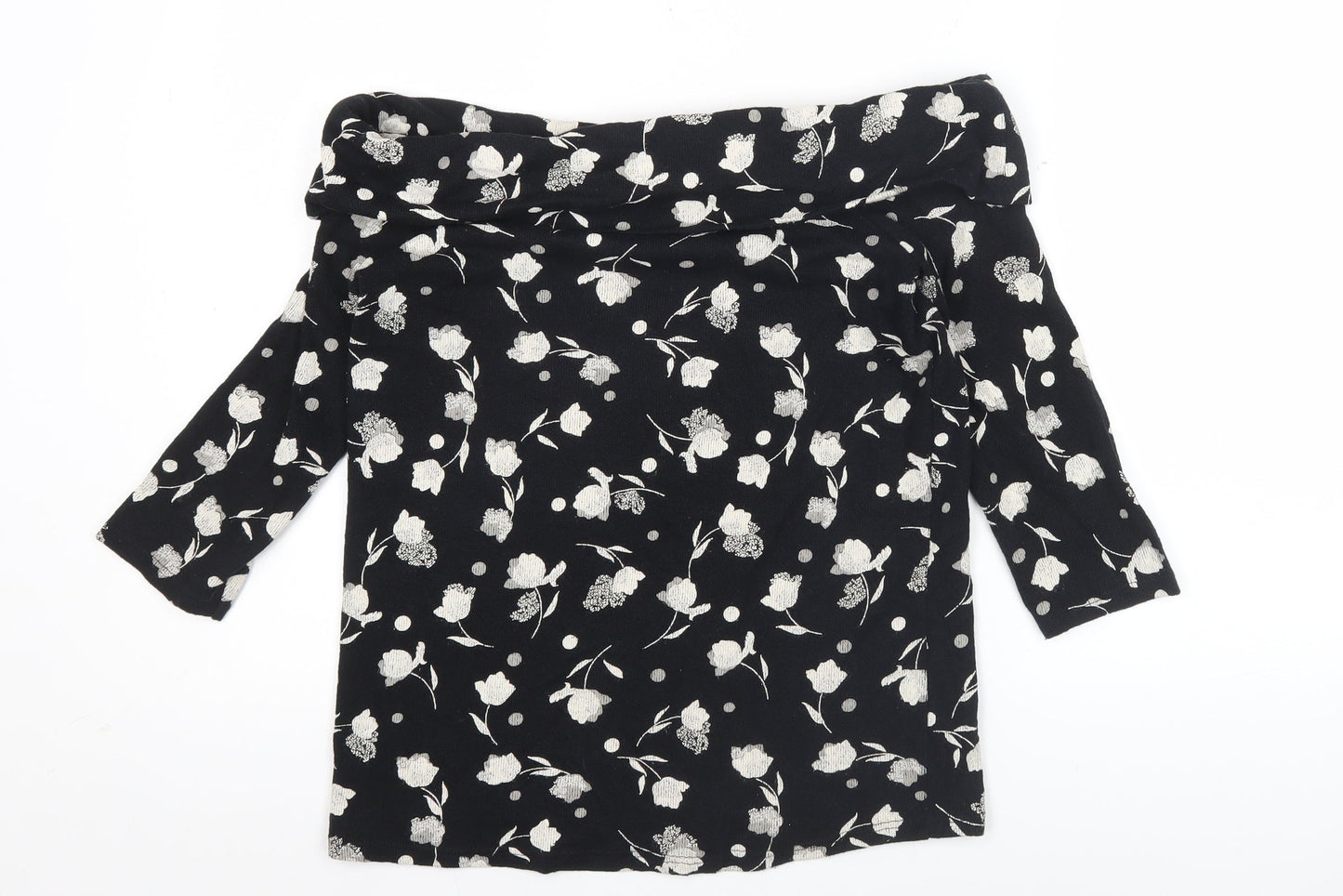Womens UK Size 8 NEXT Black Pullover Jumper