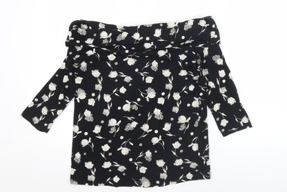 Womens UK Size 8 NEXT Black Pullover Jumper