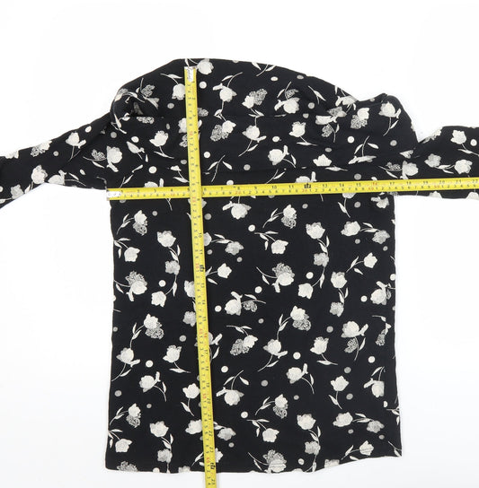 Womens UK Size 8 NEXT Black Pullover Jumper