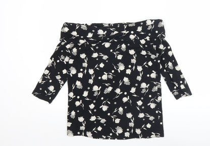 Womens UK Size 8 NEXT Black Pullover Jumper