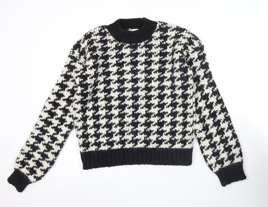 Womens UK Size M Zara Multicoloured Pullover Jumper