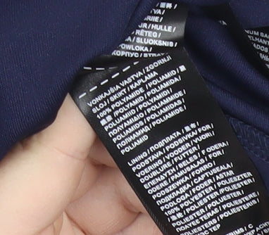 Anthology Womens Blue Sequin Pleated Skirt Size 18 Partywear