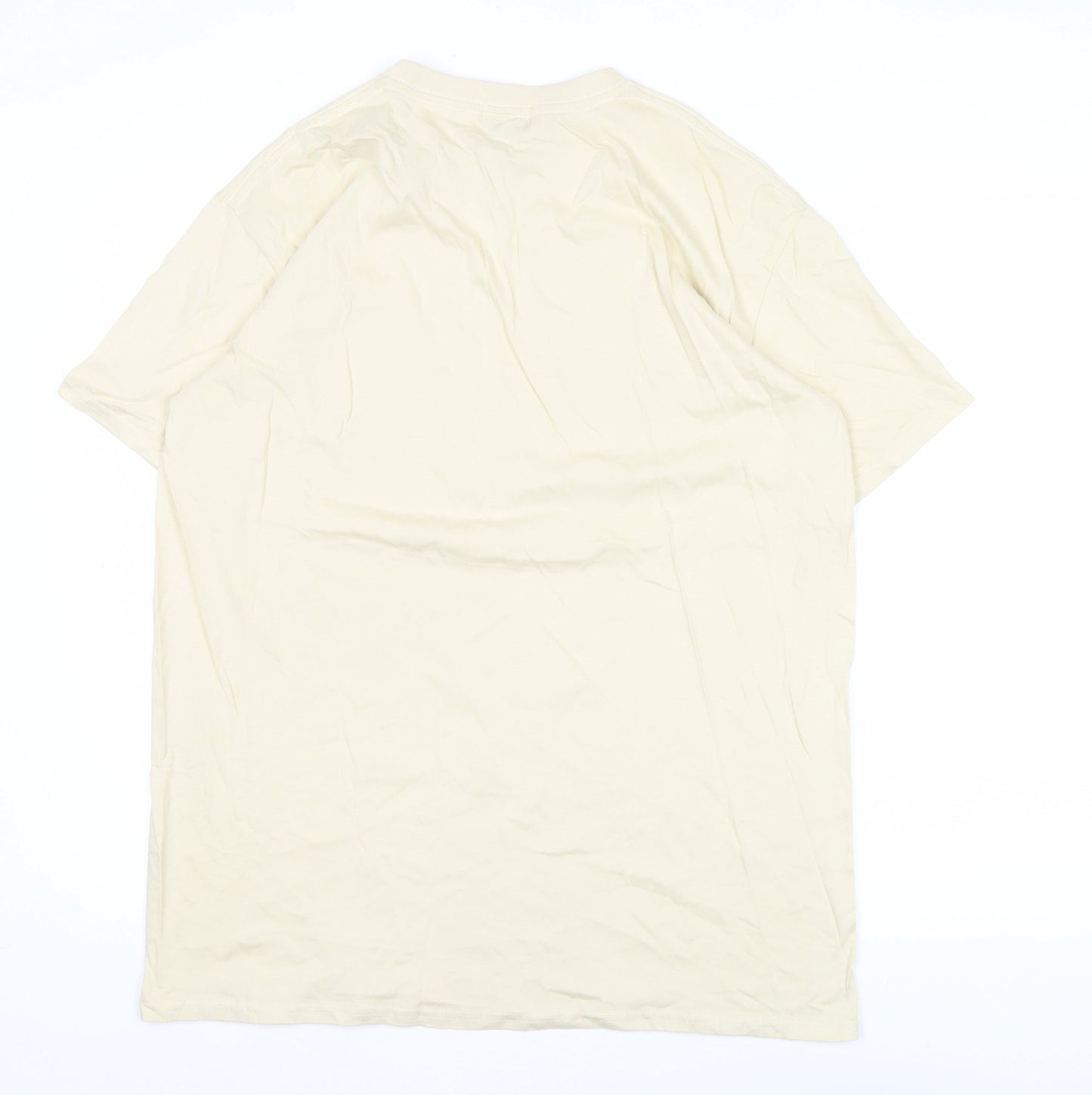 Mens UK Size M boohooMAN Beige  T-Shirt