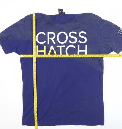 Mens UK Size XL Crosshatch Blue  T-Shirt