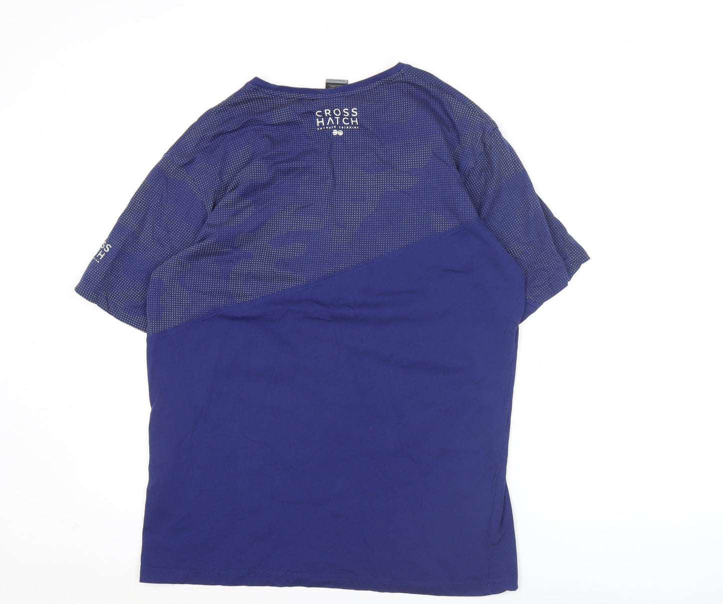 Mens UK Size XL Crosshatch Blue  T-Shirt