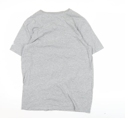 Nike Men's Grey M Athletic Fit Just Do It Graphic T-Shirt