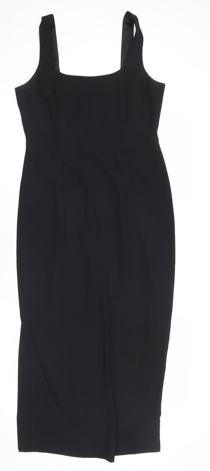 Principles Women Black Size 12 Sheath Dress Sleeveless Formal