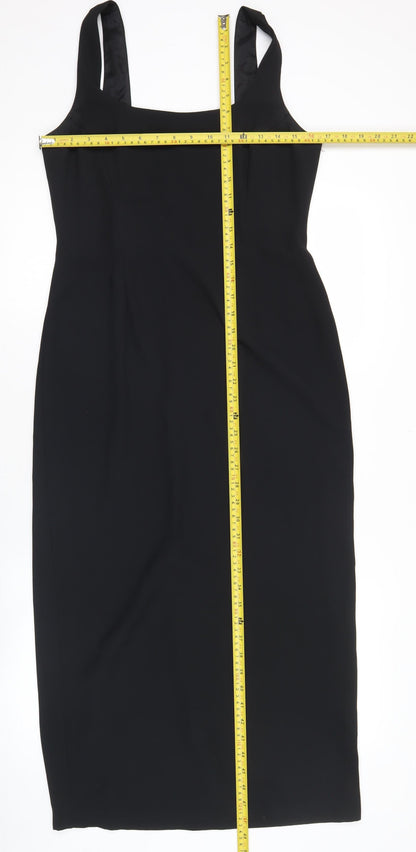 Principles Women Black Size 12 Sheath Dress Sleeveless Formal