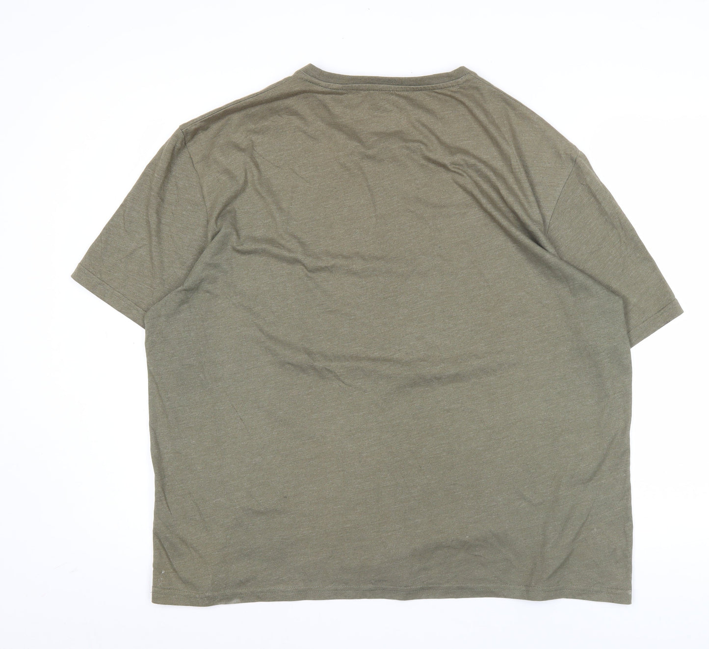 Mens UK Size 2XL C&A Green  T-Shirt