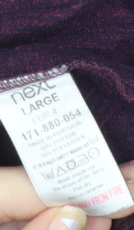 Next Men’s Purple Coffee Graphic T-Shirt L Regular Fit