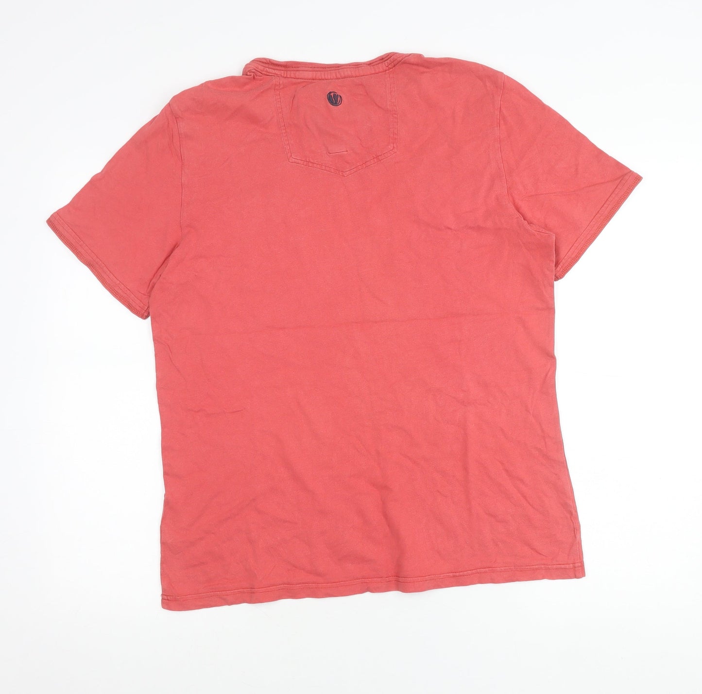 Mens UK Size S Fat Face Red  T-Shirt