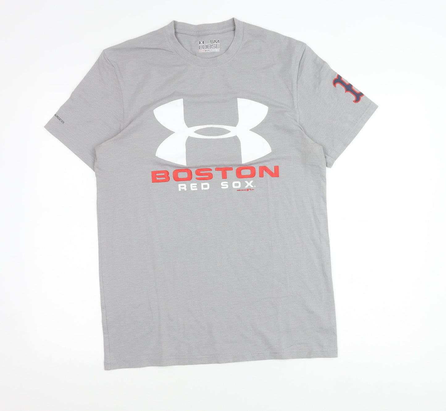 Under Armour Men’s Grey Boston Red Sox Graphic T-Shirt Small