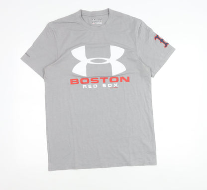 Under Armour Men’s Grey Boston Red Sox Graphic T-Shirt Small