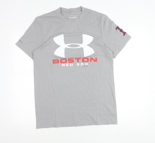 Under Armour Men’s Grey Boston Red Sox Graphic T-Shirt Small