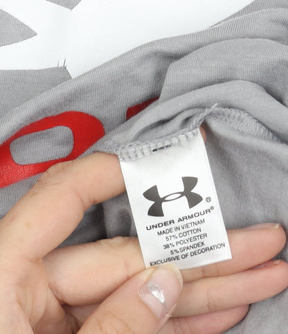 Under Armour Men’s Grey Boston Red Sox Graphic T-Shirt Small