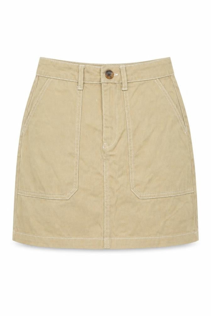 Womens UK Size 8 Denim Co. Cargo Twill Skirt