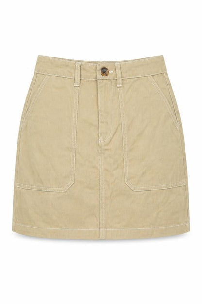 Womens UK Size 8 Denim Co. Cargo Twill Skirt