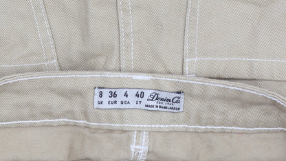 Womens UK Size 8 Denim Co. Cargo Twill Skirt