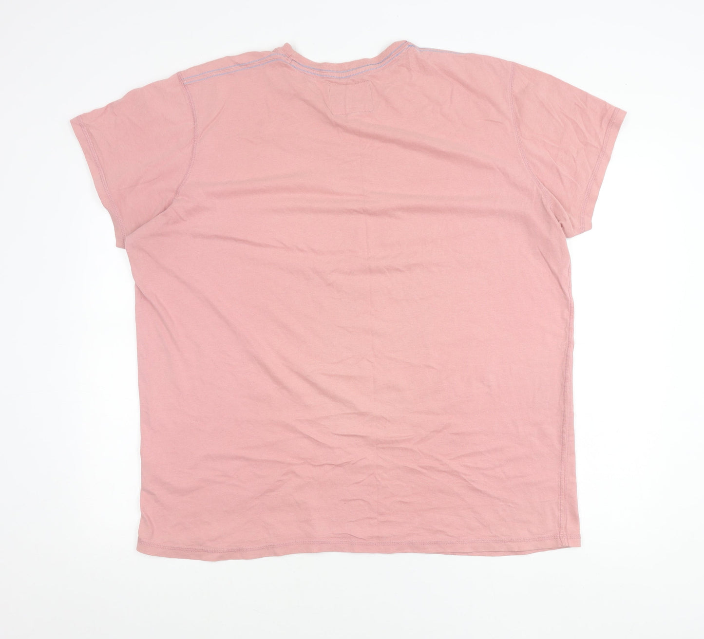 Joe Browns Men's Pink 2XL Music Graphic Cotton T-Shirt