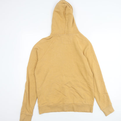 Mens UK Size S Pull & Bear Beige Pullover Hoodie