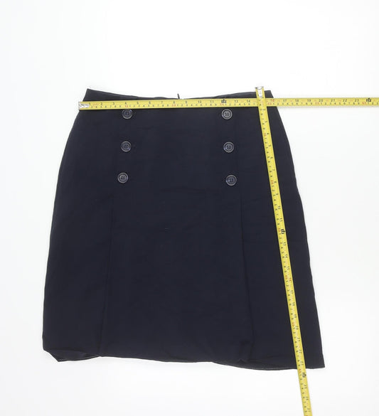 Marks and Spencer Women’s Blue Size 12 Long Pencil Skirt