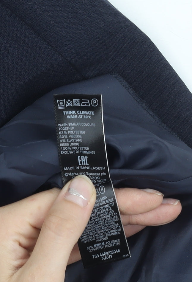 Marks and Spencer Women’s Blue Size 12 Long Pencil Skirt