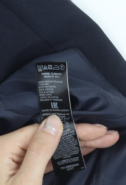 Marks and Spencer Women’s Blue Size 12 Long Pencil Skirt