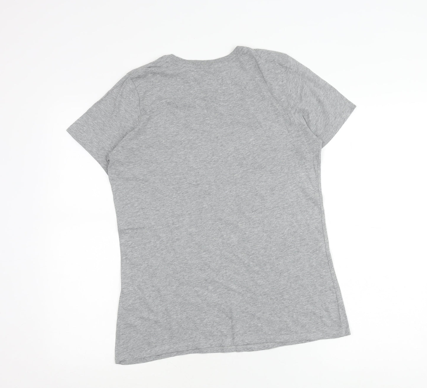 Nike Men's Grey M Athletic Fit Graphic Logo T-Shirt