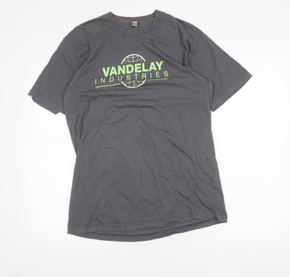 Mens UK Size L American Apparel Grey  T-Shirt