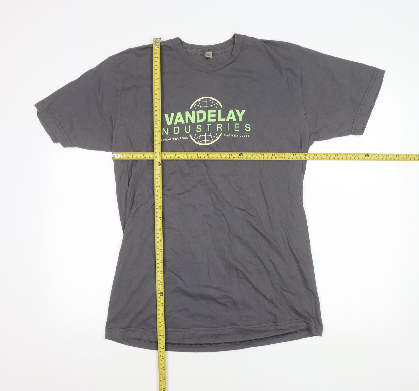 Mens UK Size L American Apparel Grey  T-Shirt