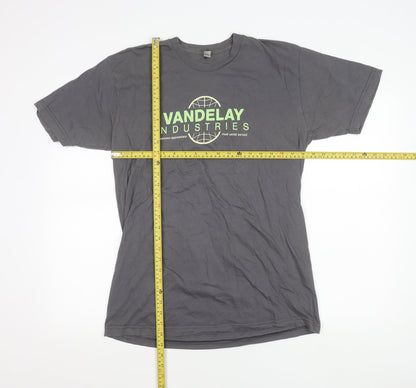 Mens UK Size L American Apparel Grey  T-Shirt