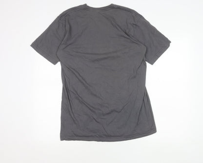 Mens UK Size L American Apparel Grey  T-Shirt
