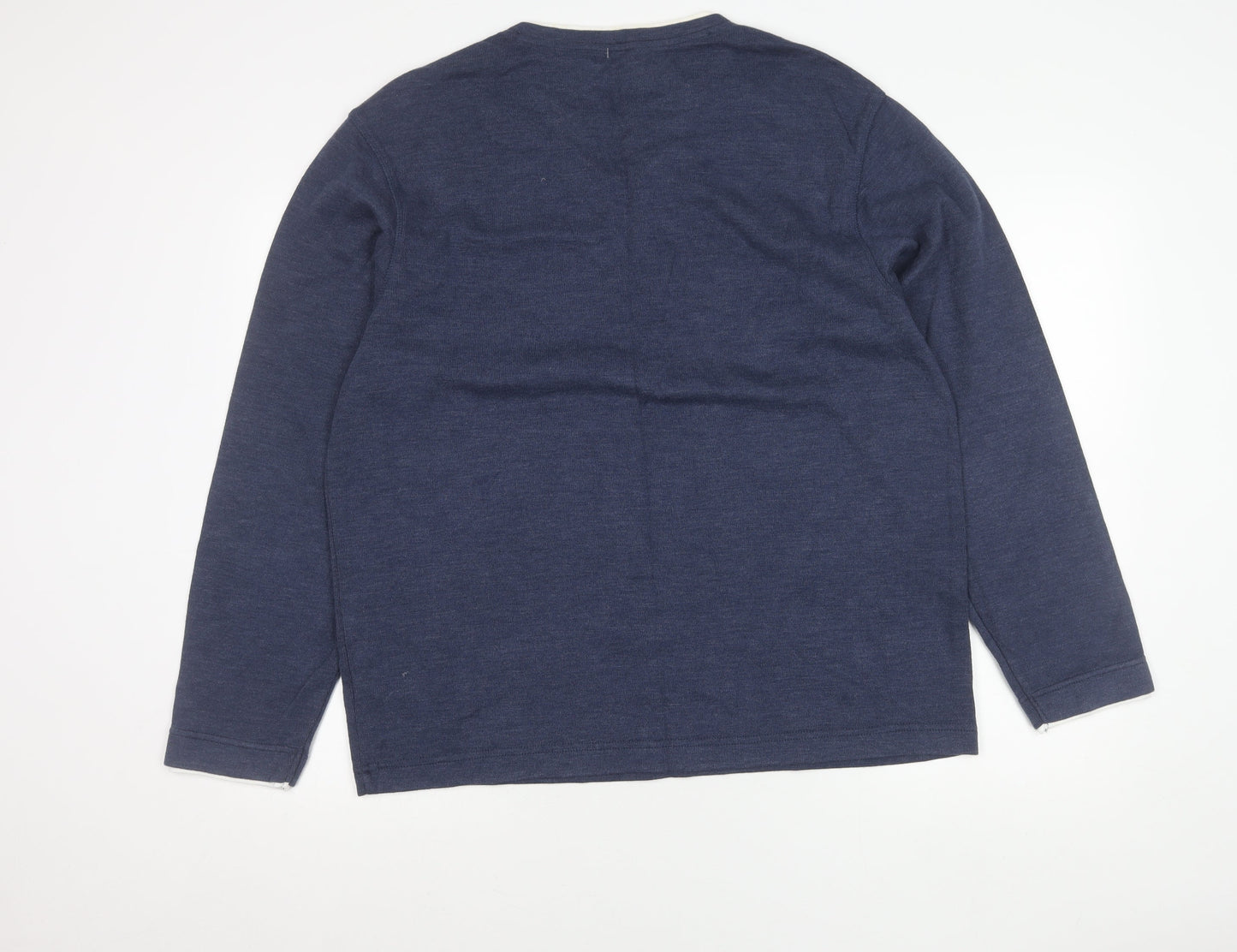 Unisex Adults UK Size M Marks and Spencer Blue Pullover Jumper