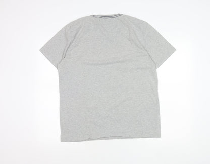 Tommy Hilfiger Men's Grey XL Nautical Logo Short Sleeve T-Shirt