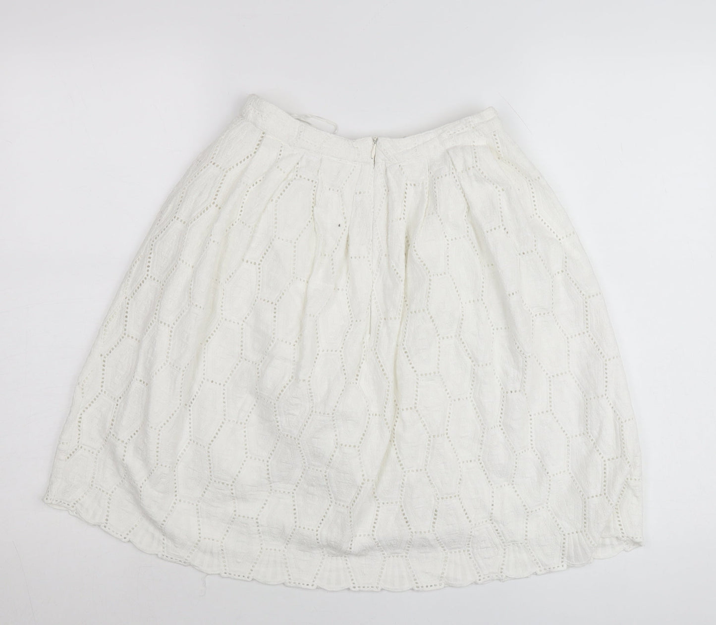 Womens UK Size 8 Red Herring A-Line Lace Skirt