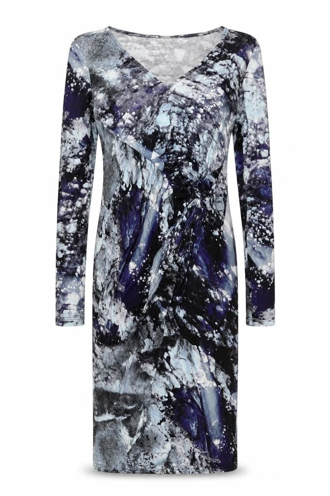 Damsel in a Dress Women’s Multicoloured Size 14 Bodycon Jersey V-Neck Dress