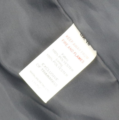 Papaya Women Black Size 10 Tailored Polyester Suit Jacket Blazer