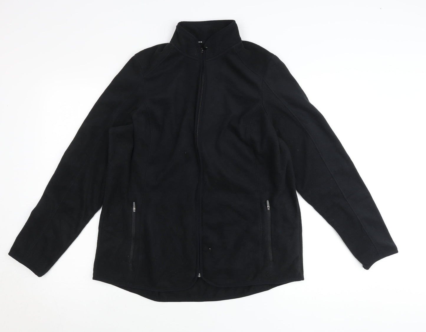 Marks and Spencer Men’s Black XL Fleece Full Zip Jumper Outdoor